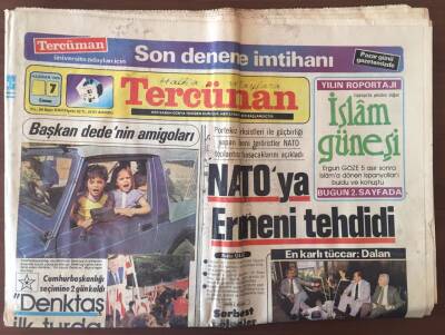 Tercüman Gazetesi 7 Haziran 1985 - Cumhurbaşkanlığı Seçimine 2 Gün Kaldı Denktaş İlk Turda Seçilir GZ10364 - 2