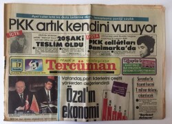 Tercüman Gazetesi 7 Kasım 1985 - Evren Hükümete Başkanlık Etti , Özalın Ekonomi Notu İyi GZ10768 - 2
