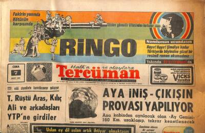 Tercüman Gazetesi 7 Mart 1969 - Patricia Carli 2 Sanatçıyı Parise Davet Etti GZ85904 - 1