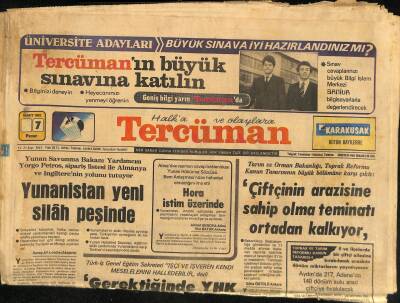 Tercüman Gazetesi 7 Mart 1982 - Yunanistan Yeni Silah Peşinde GZ115760 - 1