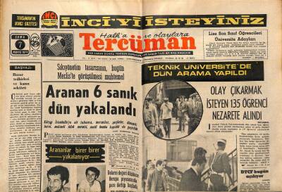 Tercüman Gazetesi 7 Mayıs 1971 - İpragaz İki Yeni Yıldızını Piyasaya Sundu - Dil Kurumu Yeni Kelimeler Buldu GZ118968 - 1