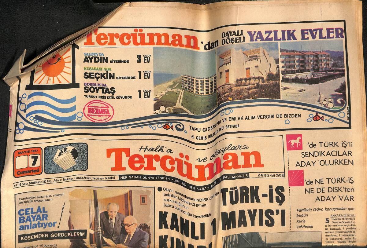 Tercüman Gazetesi 7 Mayıs 1977 - Salim Başol'un Yazarımız Nazlı Ilıcak Aleyhine Açtığı Hakaret Davası Sonuçlandı GZ134637 - 1