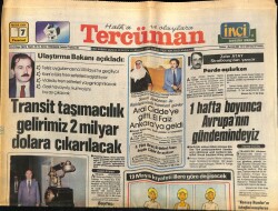 Tercüman Gazetesi 7 Mayıs 1984 - Transit Taşıma Gelirimiz 2 Milyar Dolara Çıkarılacak GZ67077 - 1