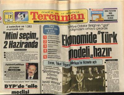Tercüman Gazetesi 7 Mayıs 1985 - Doğum Günü Hediyesi GZ54484 - 1