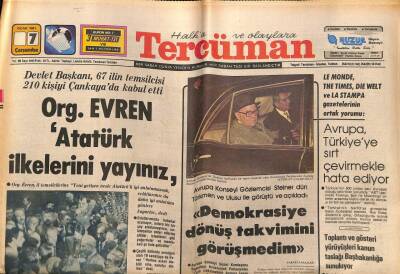 Tercüman Gazetesi 7 Ocak 1981 - Yeni Rejim,İthali Yasak Malların İthalini Serbest Bırakmıyor GZ54288 - 1