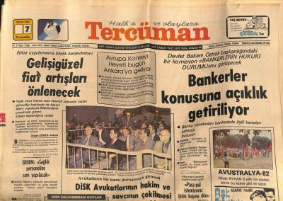 Tercüman Gazetesi 7 Ocak 1982 - Doğum Günü Hediyesi GZ54420 - 1