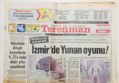 Tercüman Gazetesi 7 Ocak 1983 - Doğum Günü Hediyesi GZ53657 - 1