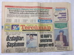 Tercüman Gazetesi 7 Ocak 1985 - 40 Anaplı Soruşturma Önergesi Verdi - GZ17260 - 2