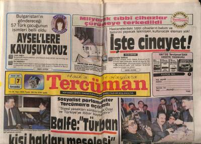 Tercüman Gazetesi 7 Ocak 1987 - Neşe Erberk Reklamcılığa El Attı GZ74639 - 1