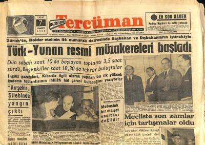 Tercüman Gazetesi 7 Şubat 1959 - Otomobil İthalinden Vaz Geçildi , Yerine 2500 Baş İnek Getirtilecek GZ98512 - 1