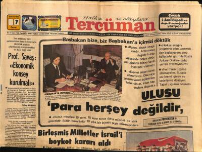Tercüman Gazetesi 7 Şubat 1982 - Birleşmiş Milletler İsraili Boykot Kararı Aldı GZ54319 - 1