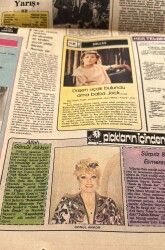Tercüman Gazetesi 7 Şubat 1982 - Plakların İçinden Gönül Akkor - Ulusu Para Herşey Değildir GZ126922 - 2