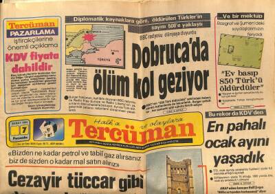 Tercüman Gazetesi 7 Şubat 1985 - Cezayir Tüccar Gibi Davrandı GZ84205 - 1