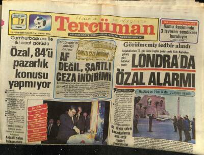 Tercüman Gazetesi 7 Şubat 1986 - Doğum Günü Hediyesi GZ54856 - 1