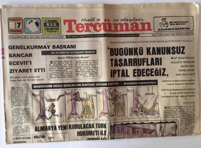 Tercüman Gazetesi 7 Temmuz 1977 -Almanya Yeni Kurulacak Hükümet İle İşbirliği Yapmaya Hazırlanıyor GZ11357 - 2