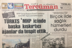 Tercüman Gazetesi 7 Temmuz 1979 - Türkeş.MHP İçinde Başka Kışkırtıcı Ajanlar Tespit Ettik - GZ12977 - 2