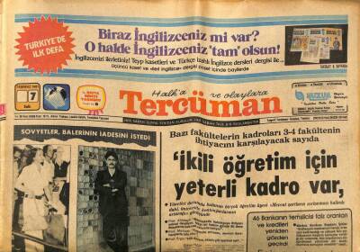Tercüman Gazetesi 7 Temmuz 1981 - Açıkhava Tiyatrosunda Kızılay Yararına Düzenlenen Halk Konserini Seyredeceğiz * İbrahim Tatlıses - Ayşe Tunalı GZ68655 - 2