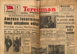 Tercüman Gazetesi 8 Aralık 1960 - Mesken Davamız 20 Senede Ancak Halledilebilecek GZ67679 - 1