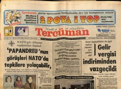 Tercüman Gazetesi 8 Aralık 1981 - Gelir Vergisi İndiriminden Vazgeçildi GZ64537 - 2