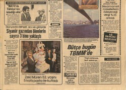 Tercüman Gazetesi 8 Aralık 1984 - Zeki Müren 52. Yaşını 5 Katlı Pasta İle Kutladı - Türkiye , Şantiyeye Dönüyor GZ114412 - 2