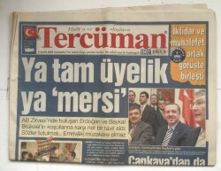 Tercüman Gazetesi 8 Aralık 2004 - İktidar Ve Muhalefet Ortak Görüşte Birleşti GZ5975 - 1