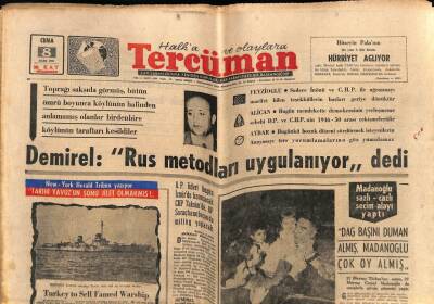Tercüman Gazetesi 8 Ekim 1965 - Madanoğlu Sazlı Cazlı Seçim Alayı Yaptı GZ70797 - 2