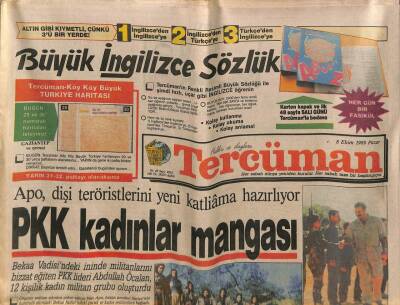 Tercüman Gazetesi 8 Ekim 1989 - ANAPın Sarayı Bitti Ama Özalın Gözü Köşkte GZ76556 - 1