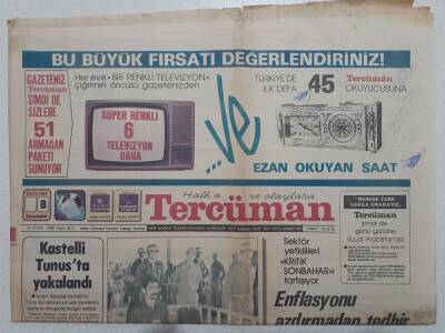 Tercüman Gazetesi - 8 Eylül 1981 - Enflasyonu Azdırmadan Tedbir Alınabilir GZ112705 - 1