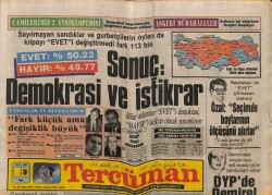 Tercüman Gazetesi 8 Eylül 1987 - İstanbuldan Berline Dostluk Köprüsü GZ65492 - 2