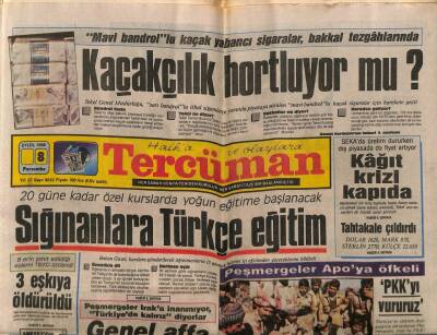 Tercüman Gazetesi 8 Eylül 1988 - Semra Özal Açtı , Gülşen Bubikoğlu Muayene Oldu... GZ67139 - 3