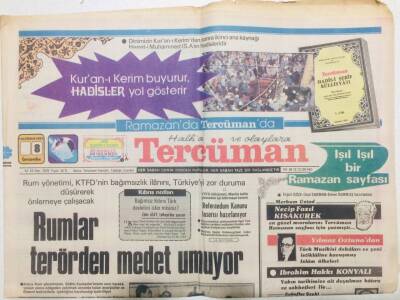 Tercüman Gazetesi 8 Haziran 1983 - Rumlar Terörden Medet Umuyor GZ53539 - 1