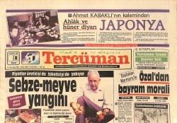 Tercüman Gazetesi 8 Haziran 1986 - Teşekkürler Özal - Avşar Kızı İtalya Ve İsviçre Yolcusu GZ2911 - Gökçekoleksiyon