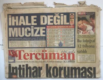 Tercüman Gazetesi 8 Haziran 2006 - İhale Değil Mucize GZ7396 - 1