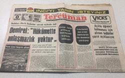 Tercüman Gazetesi 8 Kasım 1975 - DemirelHükümette Anlaşmazlık Yoktur - GZ15390 - 1
