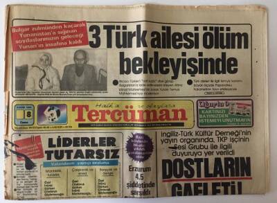 Tercüman Gazetesi 8 Kasım 1985 - Cindoruk İktidara Gelince Avrupa Tipi Komünist Partisine İzin Vereceğiz GZ10774 - 2