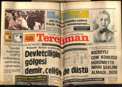 Tercüman Gazetesi 8 Mart 1978 - Büyük Ve Küçük Menderesler Yazı Dizisi GZ54053 - 1