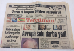 Tercüman Gazetesi 8 Mart 1983 - Avrupa Solu Darbe Yedi - GZ15286 - 1