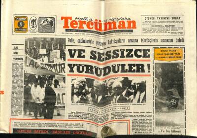 Tercüman Gazetesi 8 Mayıs 1969 - Demokratlara Seçilme Hakkı Sağlayacak Kanun Teklifi Meclis Başkanlığına Verildi GZ67970 - 1