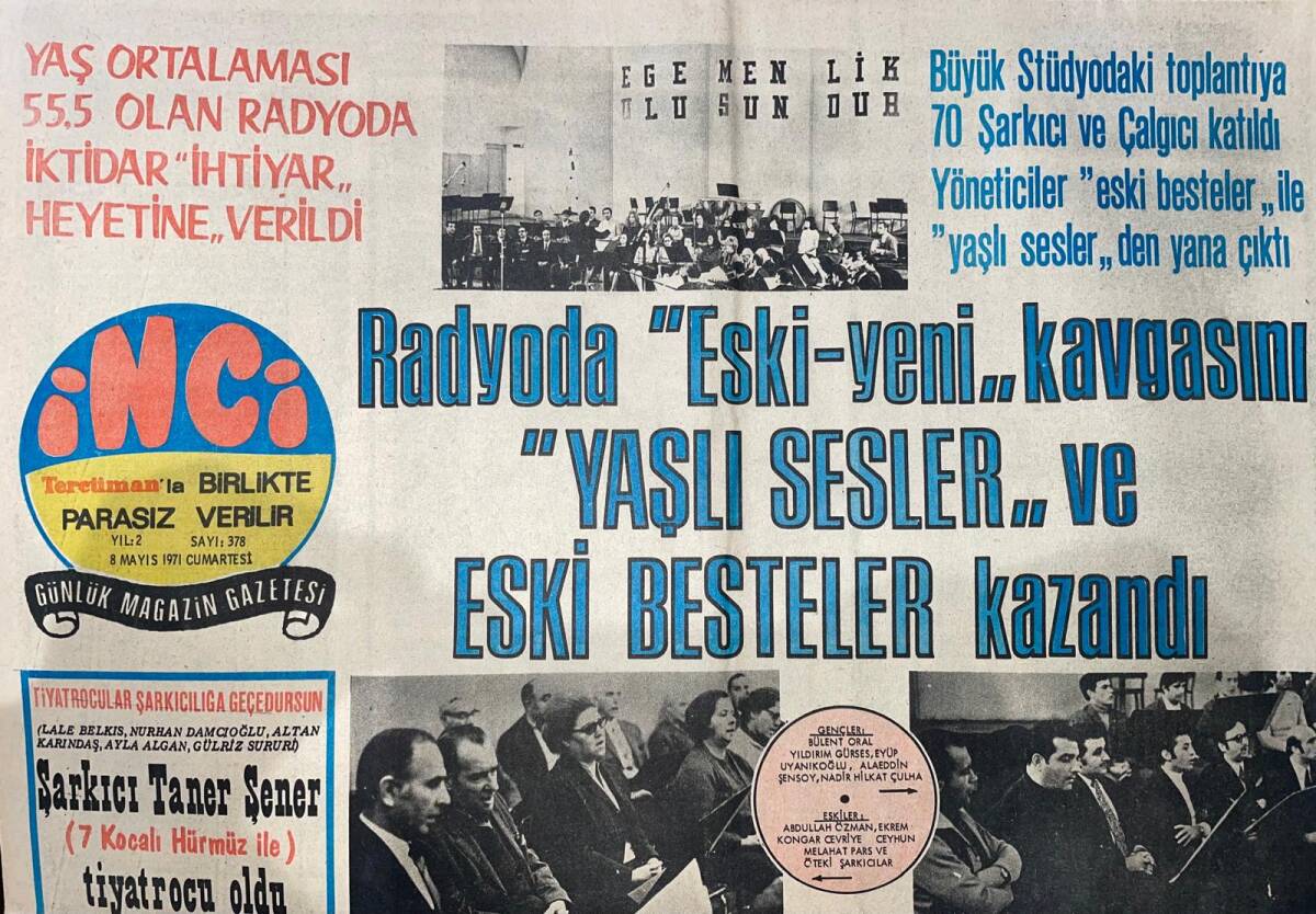 Tercüman Gazetesi İnci Eki 8 Mayıs 1971 - Farah 4 Çocuğu İle Fotoğraf Çektirip Boşanmayı Yalanladı - Fatma Girik, Memduh Ün'ü Beyrut'a Uğurladı GZ156741 - 1