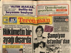 Tercüman Gazetesi 8 Mayıs 1985 - Fransız Turistler Özala Alkış Tuttu GZ65889 - 1