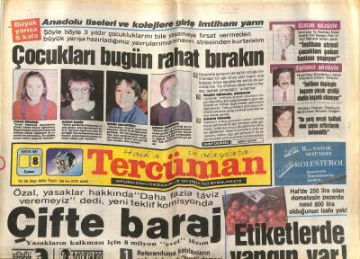 Tercüman Gazetesi 8 Mayıs 1987 - Doğum Günü Hediyesi GZ53970 - 1