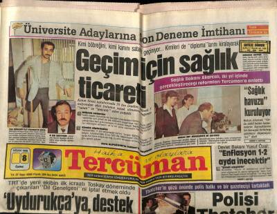 Tercüman Gazetesi 8 Nisan 1988 - İnönü , Özalı Thatchera Şikayet Etti GZ65895 - 2