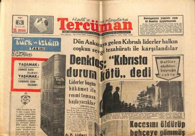 Tercüman Gazetesi 8 Ocak 1963 - Rauf Denktaş, Kıbrısta Durum Kötü Dedi GZ54076 - 1