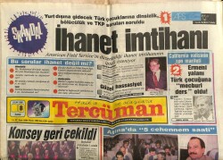 Tercüman Gazetesi 8 Ocak 1988 - Yurt Dışına Gidecek Türk Çocuklarına Dinsizlik , Bölücülük Ve TKP Soruları Soruldu GZ67146 - 1