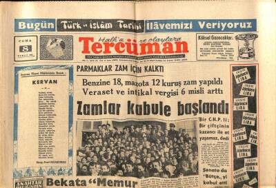 Tercüman Gazetesi 8 Şubat 1963 - Bekata Memur Çalışmıyor Dedi GZ54085 - 1