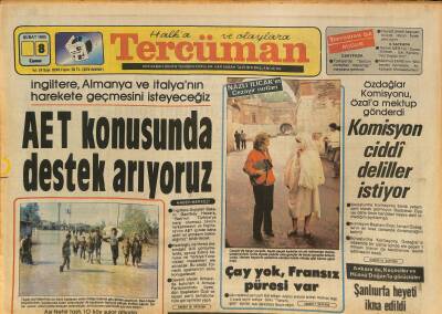 Tercüman Gazetesi 8 Şubat 1985 - ABD-Yunan İlişkileri Kopuyor - AET Konusunda Destek Arıyoruz GZ126245 - 1