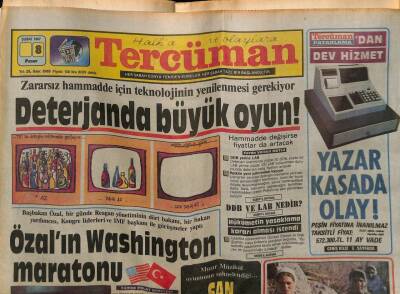 Tercüman Gazetesi 8 Şubat 1987 - Hülya Avşar Fuar Açtı GZ54243 - 1
