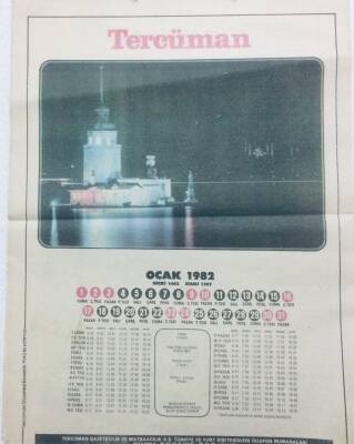 Tercüman Gazetesi 82 Yılı Takvim Eki - Altınlar Ülkesi Türkiye GZ42637 - 1