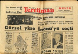 Tercüman Gazetesi 9 Aralık 1963 - Gürsel Yine İnönüyü Seçti GZ67672 - 2