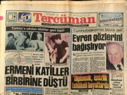 Tercüman Gazetesi 9 Aralık 1985 - Cumhurbaşkanının Büyük Jesti Evren Gözlerini Bağışlıyor GZ67251 - 1